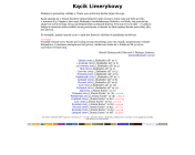 Kr�tki opis i archiwum K�cika Limerykowego od pierwszego numeru "Skafandra AD" a� do dzi�.