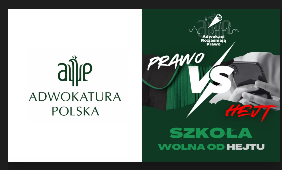 Warsztaty prawnicze Prawo vs. Hejt. Szkoła wolna od hejtu