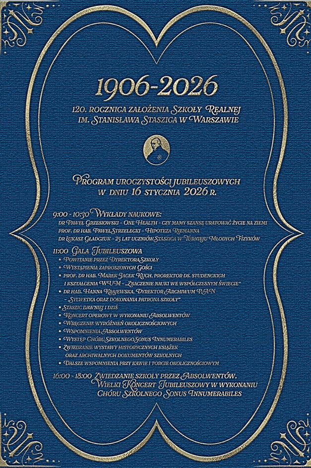 gala jubileuszowa 16.01.2026 r. - program